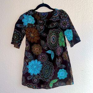 Gap Kids M Brown Floral Tunic Dress